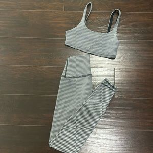 Alo Yoga plaid set